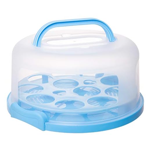 Cake and Cupcake Muffin Carrier Holder with Collapsible handles - BPA free