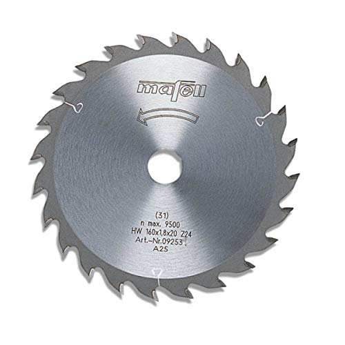 Mafell HM-Sägeblatt 16O x 1,8 x 2O mm 24 Zähne passend zu KSP 55 Cover