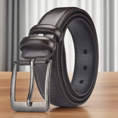 Mens Belts Faux Leather for Gift Men Perfect Companion to Mens Dress Shoes