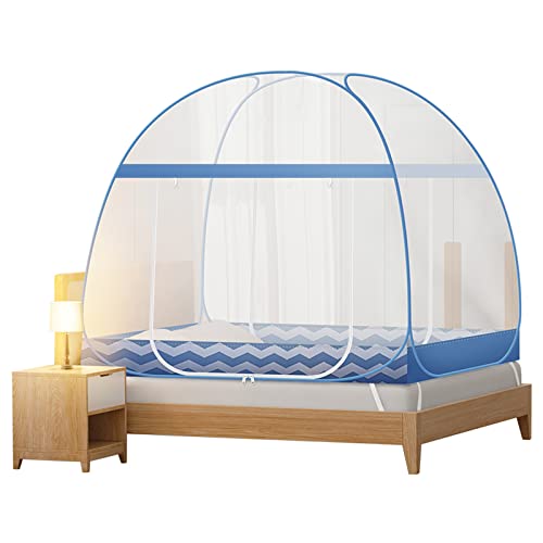 Dosel de cama de mosquito plegable con bocados inferiores