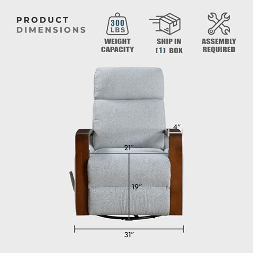 Sillón plegable Boucle color gris miniatura 5