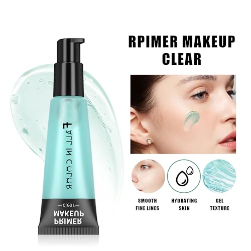 Face Grip Primer, Gel-Based & Hydrating Face Primer Makeup For Smoothing Skin & Gripping Makeup, Moisturizes & Brighten Skin Makeup Primer (Green) - Image 4