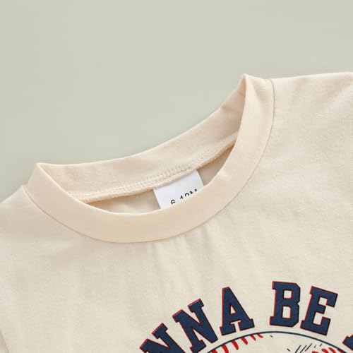 image for Fufuriprefer Toddler Baby Boy Summer Clothes Short Sleeve Embroidery B