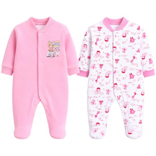 Image of EIO 100% Cotton Rompers Sleepsuits Jumpsuit Night Suits for Infants Newborn Baby Boys & Girls