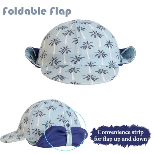 Image of Toddler Boys Sun Hat Kids Flap Hat Beach Sun Protection Hat UPF 50+ for Boys Girls