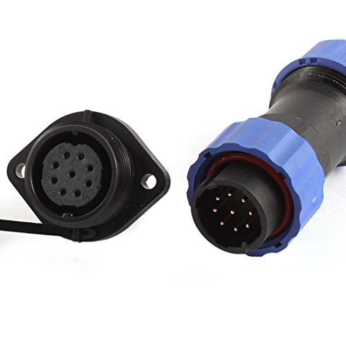 Conector de aviación impermeable SD20-9 20mm 9 pines miniatura 3