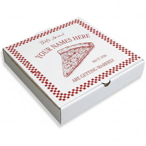 PackSales.com Custom Wedding Pizza Boxes With...