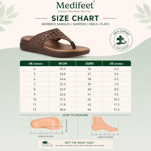 Image of Medifeet Women's Trendy Thong Sandals