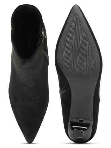 Image of Flat n Heels Womens Black Boots FnH 112-3-BK