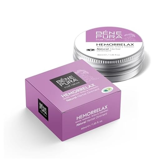 BenePura Hemorrelax 100% Naturlig Växtbaserad Salva 1,35 fl. Oz 40 ml - Vit Rölleka, Tetra & Gurkmeja - En Naturlig Anal Behandling för Högar - Fungerar bra på Anushud - Ingen Djurprovning, Handgjord i EU