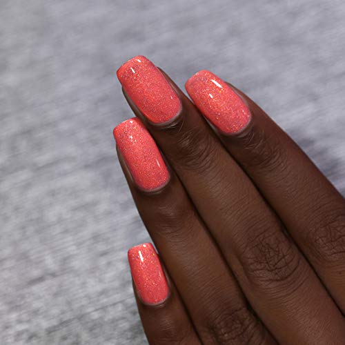 Image of ILNP Riley - Coral Shimmer Holographic Nail Polish