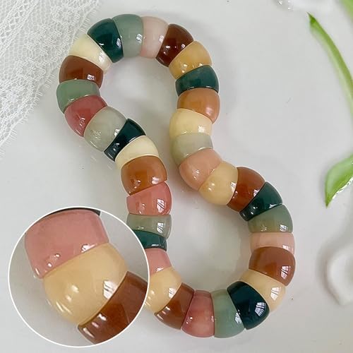 Image of Fidget Bracelet Bodhi Seed Bracelets Anxiety Fidget Bracelets Protection Healing Stretch Alleviate Anxiety Stress Protection Healing Bodhi Jewelry Gifts for Women Men