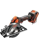 FIILPOW Mini Circular Saw Cordless 4-1/2", 20V Brushless Compact Hand Saw Wireless, 5500 RPM & 2.0Ah battery & Fast Charging, 3 Blades (24 TCT/80 HCS/60 DIAMOND) for Wood, Soft Metal and Tile