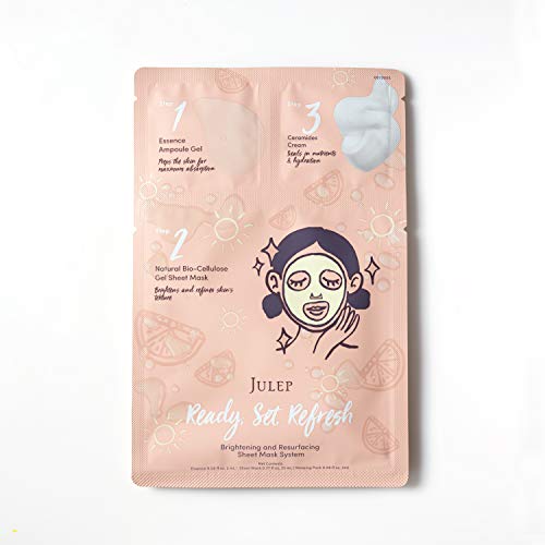 Julep Break out the Bubbly Detoxifying Foaming Facial Cleansing Bubble Mask Duo (Brightening & Resurfacing)