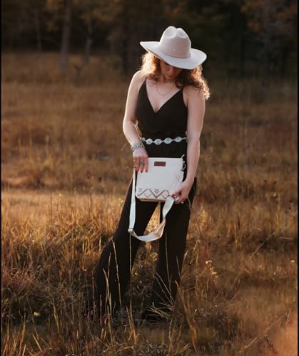 Image of Wrangler Crossbody Purses for Women Two Tone Crossbody Bags Women Purses and Handbags