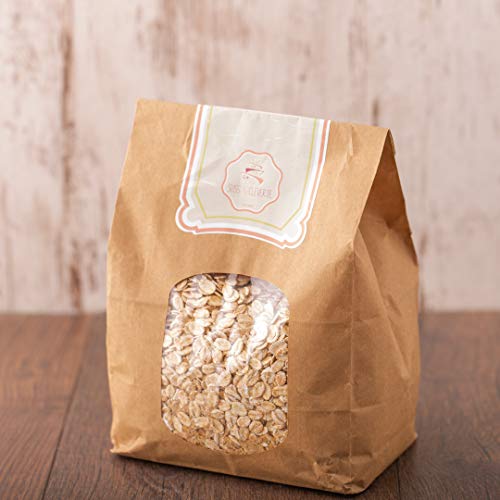 süssundclever.de® Bio Gerstenflocken | aus Österreich | 2,0 kg (2 x 1,0 kg) | plastikfrei und ökologisch-nachhaltig abgepackt
