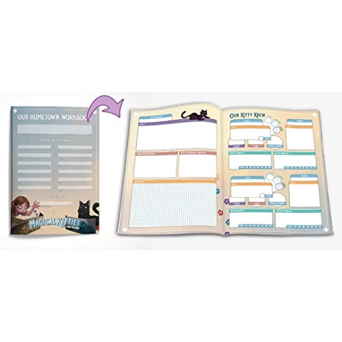Magical Kitties – Series Workbook Pack Vital Statistics by Atlas Games – Games for Adults and Kids – TTRPG – Compatible with Magical Kitties2