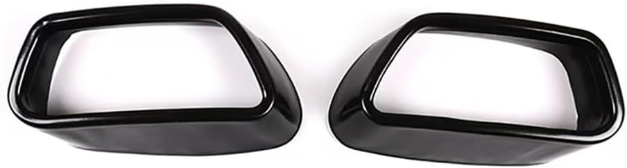 Car Exterior Exhaust Pipe Port Trim Cover Compatible with 2014-2018 BMW X5 X6 F15 F16, Stainless Steel Tailpipe Throat Exhaust Outputs Frame Cover Accessories (A)