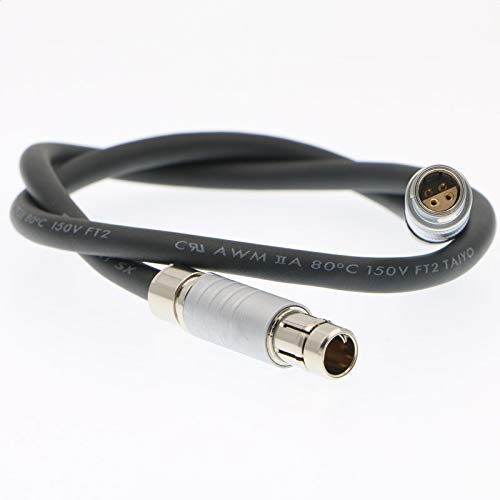 Uonecn 3-Pin Male to 2-Pin Male 2-Pin Female Cable for ARRI Heden Cmotion Compact Remote Run Stop Record Cable