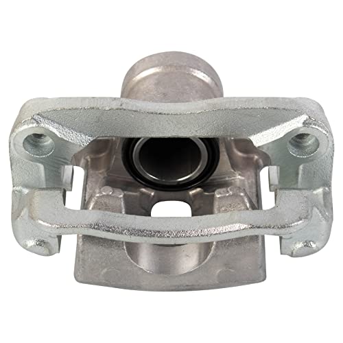 Image of TRQ Performance Rear Brake Pad and Rotor Set Ceramic Solid Rotors Calipers Compatible with 2007-2008 Hyundai Entourage