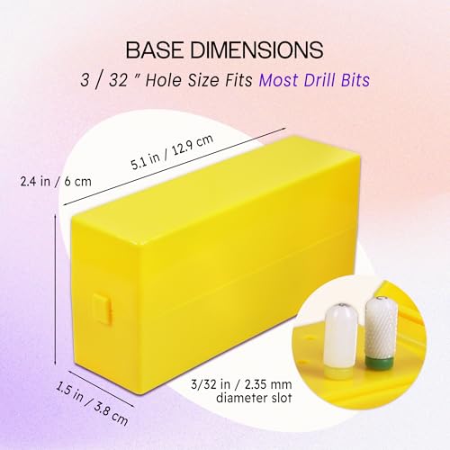 Porta brocas rectangular para uñas PANA miniatura 3