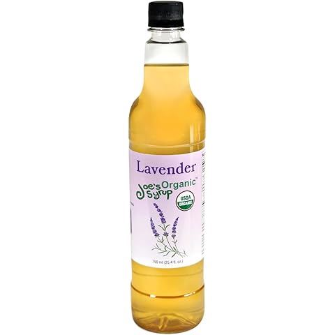 Joe’s Syrup Organic Flavored Syrup, Organic Lavender, 750 ml (3 Pack) Cover