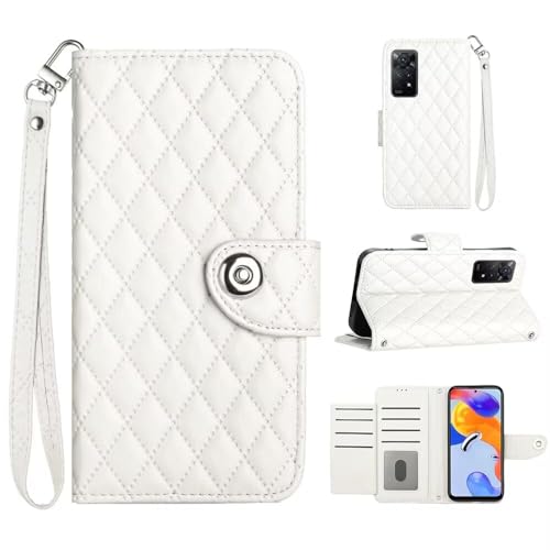 Miagon �E�H���b�g�P�[�X Xiaomi Redmi Note 11S�p�A���X�g�X�g���b�v 7 �J�[�h�z���_�[�X���b�g TPU �����ی�J�o�[ �X�^���h PU���U�[ �t�H���I �t���b�v�P�[�X �z���C�g