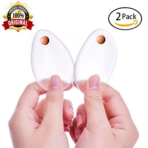 Silicone Makeup Sponge [2 pack] - Foundation Makeup Sponges Face Blending Cosmetic Powder Puff Silicone Makeup Applicator Clear - Liquid Concealer BB Cream Highlighter Makeup Tool