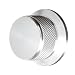 SamIdea(TM) CNC Machined Aluminum Alloy Potentiometer Control Knob,6 mm Dia Hole,38mmx25mm
