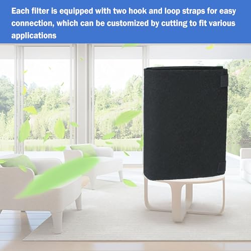 Image of Cut to Fit Carbon Activated Air Filter - Replacement Charcoal Filters - Pre Filter Carbon Sheet for Air Purifier,Pack of 1, 16x48