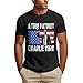 Produktbild EIN wahrer Patriot Charlie Kirk Shirt Ruhe in Frieden Charlie Kirk T-Shirt Kurzarm T-Shirt