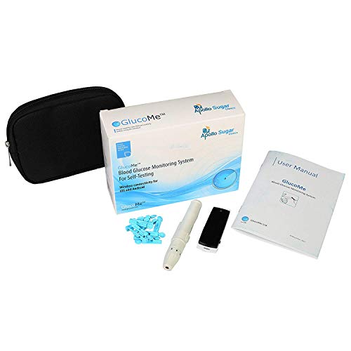 Smart Glucometer With 25 Gold Plated Strips (Blood Glucose/Sugar Testing)