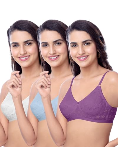 Image of Brida Italia Women's Cotton Minimizer Saree Bra | Full Coverage | Non-Padded, Wire-Free | Comfortable Daily & Ethnic Wear