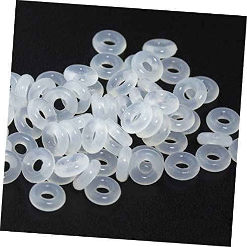 COLLBATH 80stücke Transparente Silikon Gummi Stopper Für Schlangenkette Charm Armbänder Passend Für Chamilia Und Mehr