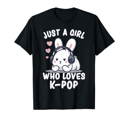 K-Pop | Solo una chica a la que le encanta el K-Pop | Lindas chicas K-Pop de Kawaii Camiseta