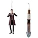 Kurt Adler Doctor Who 11th Doctor/Sonic Screwdriver Ornament, 4.5-Inch, Set of 2