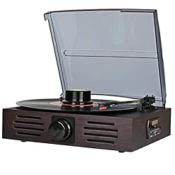 Hi-FI&Home Rétro Bluetooth Big Horn Haut-Parleur en Bois Massif Vintage Turntable Gramophone Haut-parleurs en Forme de… - Les Beatles, Paul McCartney, John Lennon, RIngo Starr, George Harrison