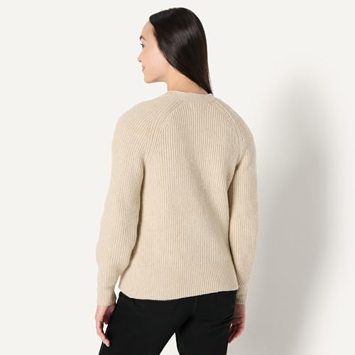 Image of Amazon Essentials Women's Soft Touch Ribbed Blouson V-Neck Cardigan Sweater