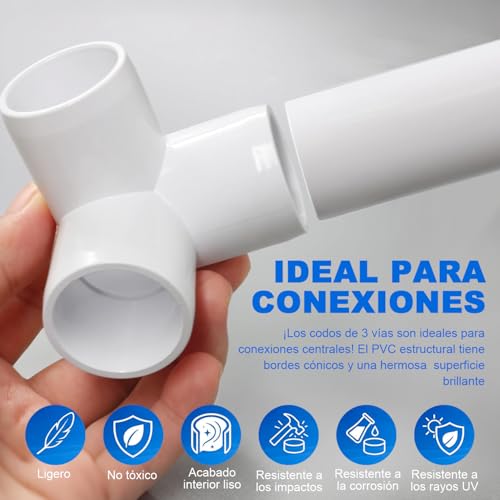 Codo rincón PVC 3/4" 2 Imagen adicional