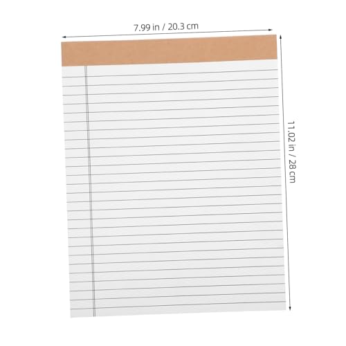 Papier à lettres recto verso Housoutil en bloc-notes ligné pour optimiser vos listes