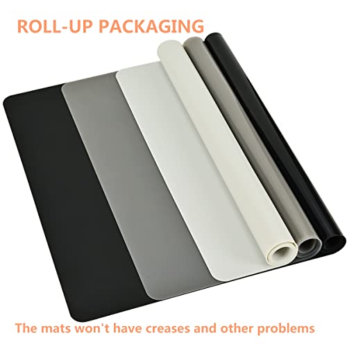 Euchoiz Large Silicone Mat 24"*16" Heat Resistant Sheets For Craft Kitchen Table Thicker Multipurpose Counter Protector Countertop Mat Jewelry Resin Casting Mold Waterproof Placemat Black #TOP4