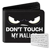 Roacap Kids Wallet for Boys, Cool Wallets for Teen Son Ages 4 5 6 7 8 9 10 11 12 13 14 15 16, Leather Bifold Purse with Coin Pocket ID Window, Christmas Birthday Gift for Kid Men Boy Youth Guys