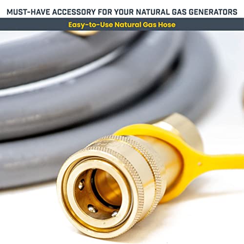 FIRMAN Power Equipment 25' Natural Gas Hose with Storage Strap