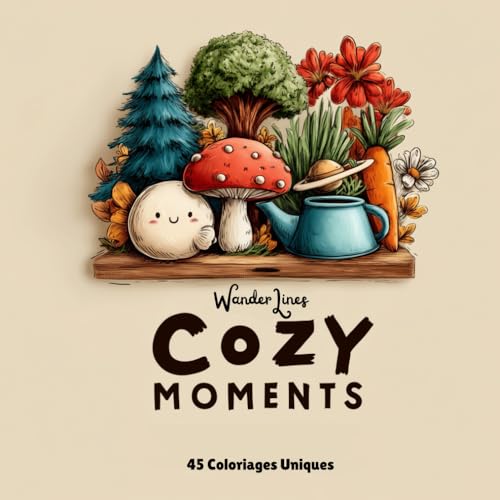 Cozy Moments: Livre de coloriage simple et relaxant pour enfants ...
