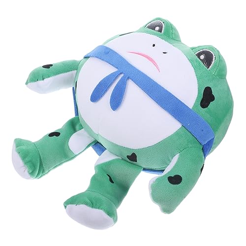 Milisten muñeco de Peluche Suave Felpa Linda Rana de Peluche Animal de Peluche Lindo Animal de Peluche cómodo Adorable Juguete de Rana Encantador Juguete de Peluche Cosas de Rana algodón