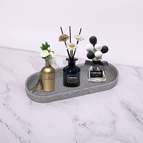 Resin Bathroom Accessories Set, 5 Pcs Sturdy Matte Grey Bathroom Accessory Set With Tray,Toothbrush Holder,Soap Dish,Lotion Soap Dispenser,Qtip Holder, Modern Bathroom Decor And Gift Set #TOP3