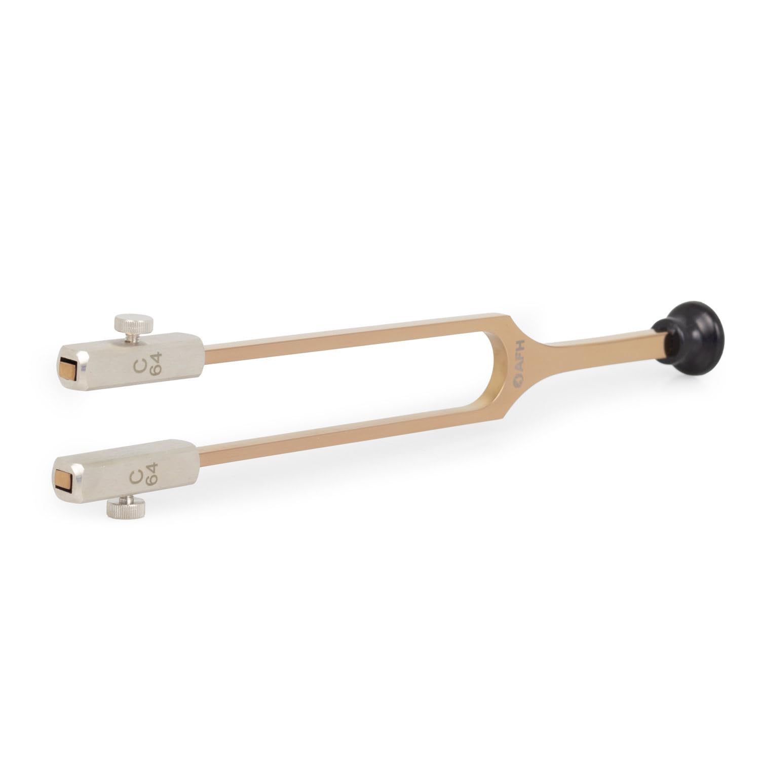 Stimmgabel nach Rydel Seiffer mit Fuss c128/C64 | Color Deluxe | Farbe: roségold (titaniumbeschichtet)