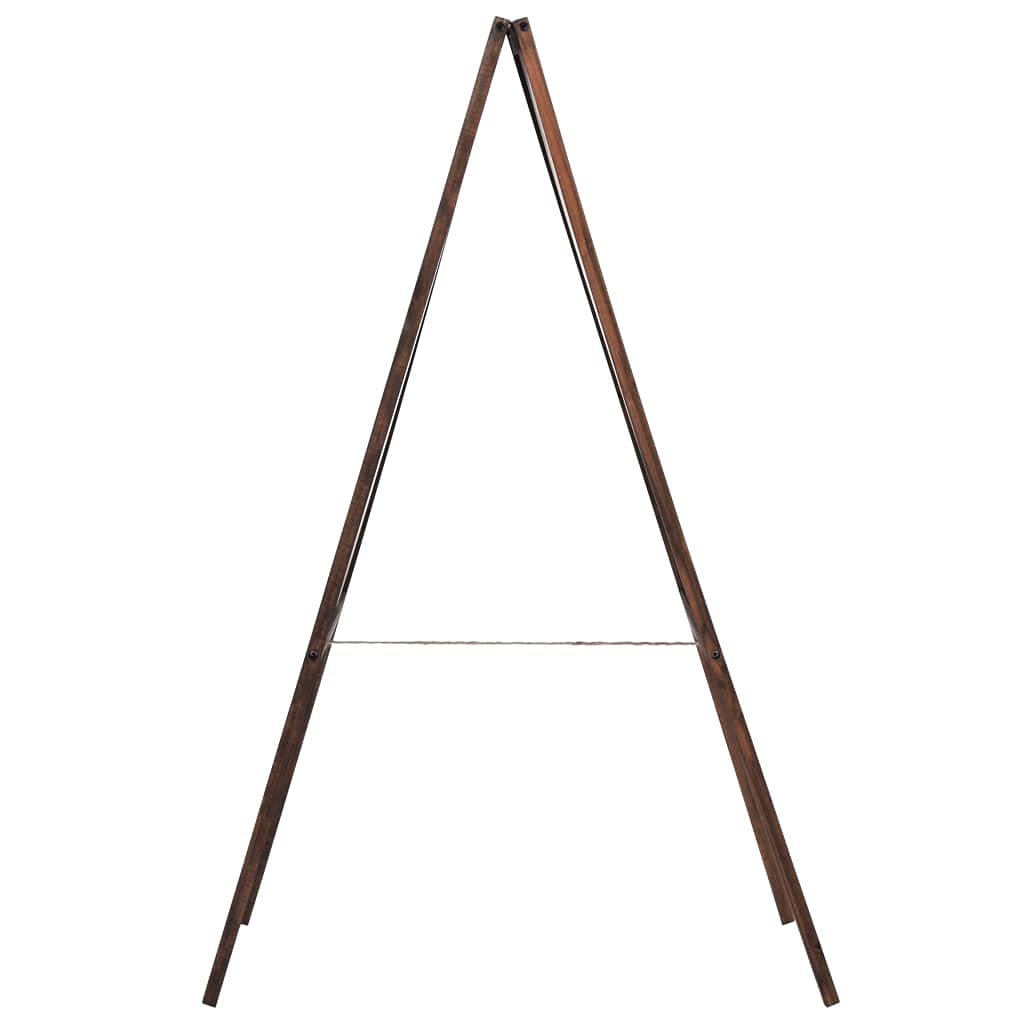 Pizarra de doble cara con caballete de madera de cedro, 60 x 80 cm, pizarra negra de tiza con caballete, se puede escribir con tiza y rotuladores de tiza, para bares, restaurantes locales