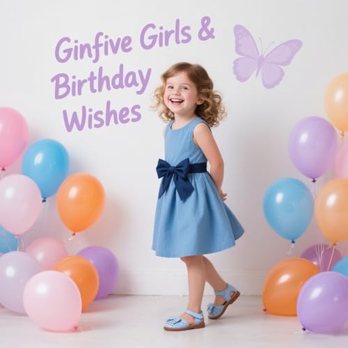 Image of GINFIVE Toddler Girls Sandals Girls Toddler Sandals Little Girls Kids Shoes