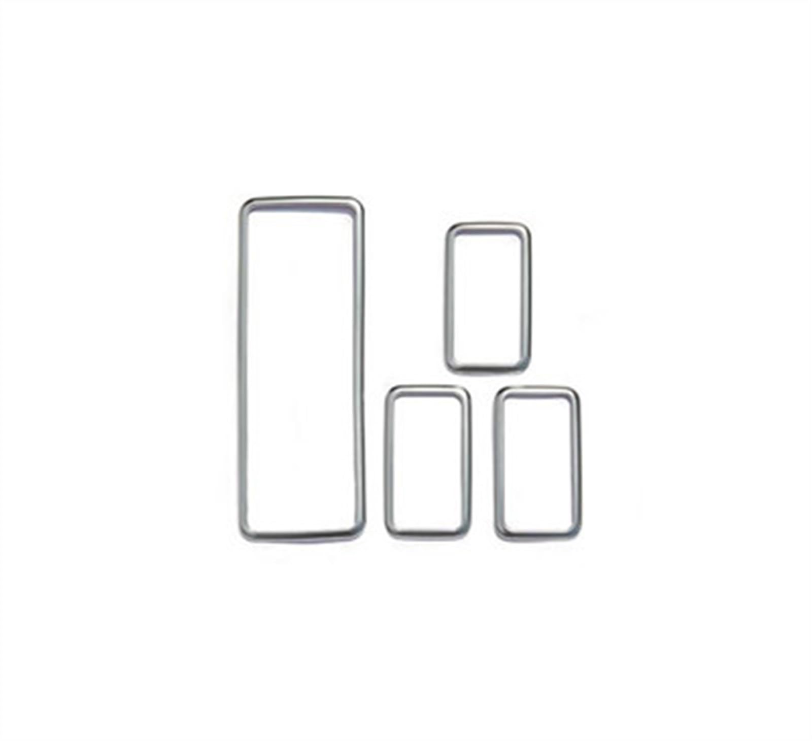 Yeskit C Abs Ar Glass Lift Button Frame Decorative Sticker Accessories For Land-Rover For Range Sport 2014-2017(C)